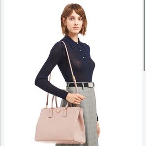 Prada Large Saffiano Leather Galleria Bag